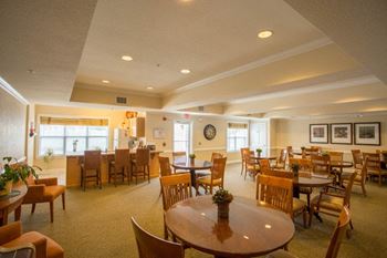 Spacious community rooms